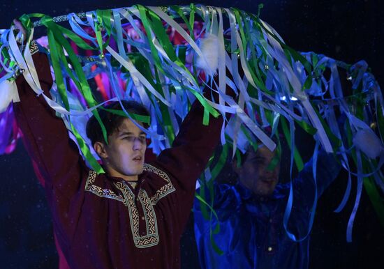 Выставка "Россия". Мультимедийное шоу "Магия Края: путешествие по Югре"