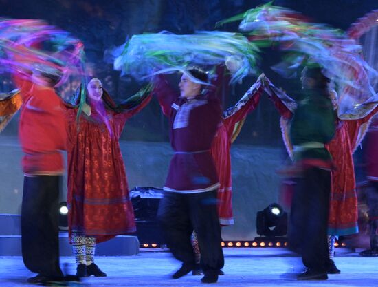 Выставка "Россия". Мультимедийное шоу "Магия Края: путешествие по Югре"