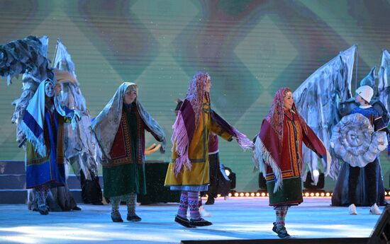 Выставка "Россия". Мультимедийное шоу "Магия Края: путешествие по Югре"