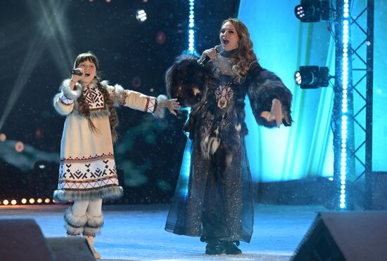 Выставка "Россия". Мультимедийное шоу "Магия Края: путешествие по Югре"