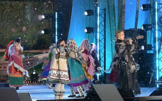 Выставка "Россия". Мультимедийное шоу "Магия Края: путешествие по Югре"