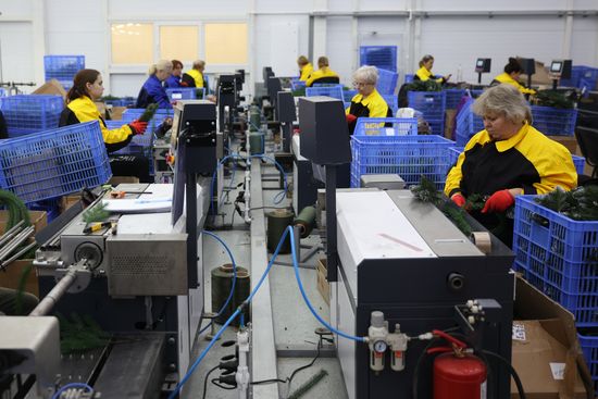 Производство искусственных новогодних елей в Новороссийске