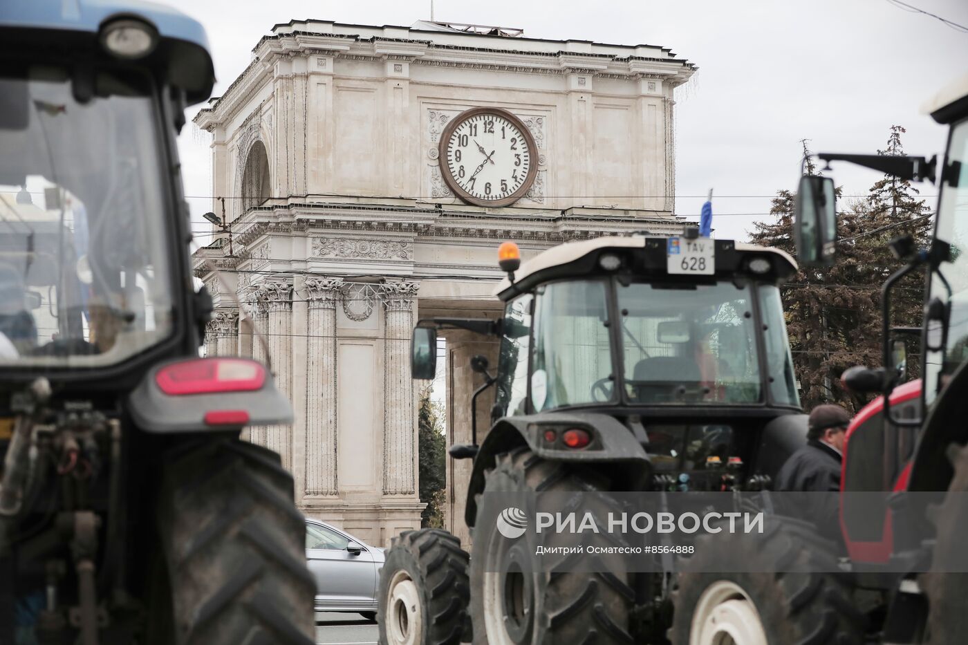 Протесты фермеров в Кишиневе