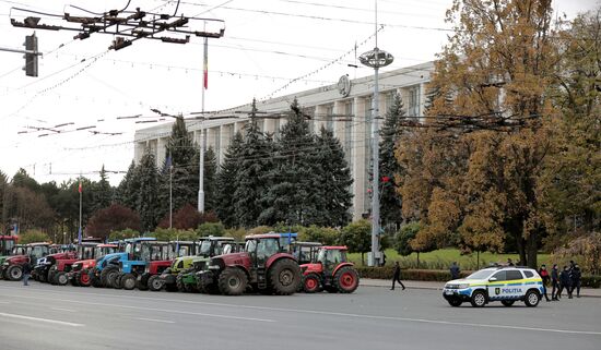 Протесты фермеров в Кишиневе