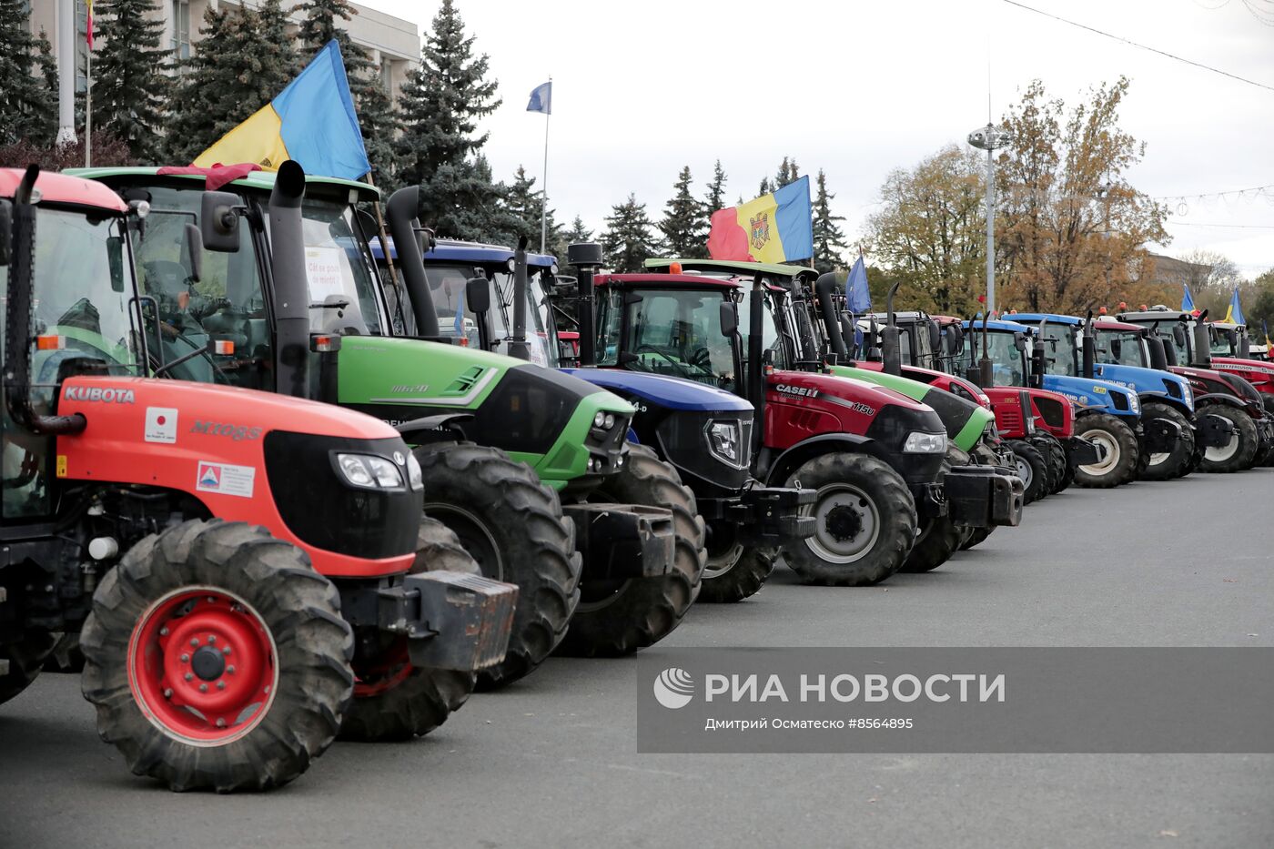 Протесты фермеров в Кишиневе