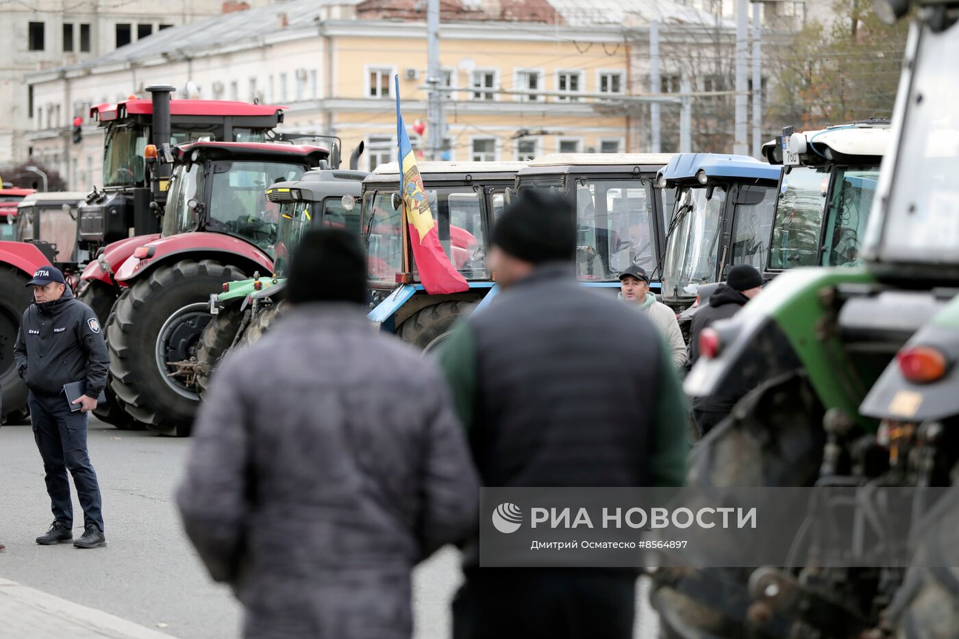 Протесты фермеров в Кишиневе