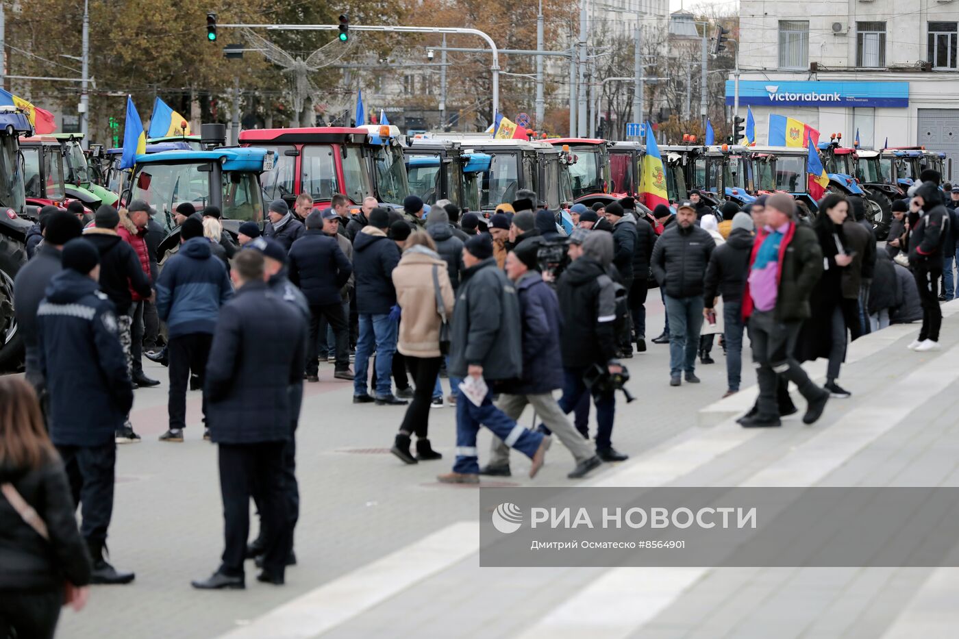 Протесты фермеров в Кишиневе