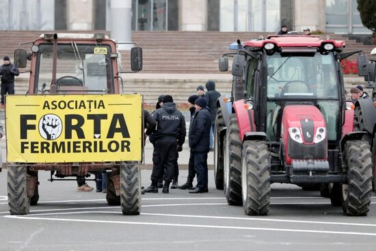 Протесты фермеров в Кишиневе