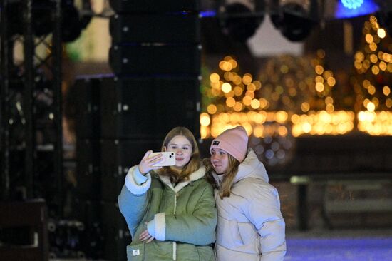 Открытие катка на ВДНХ