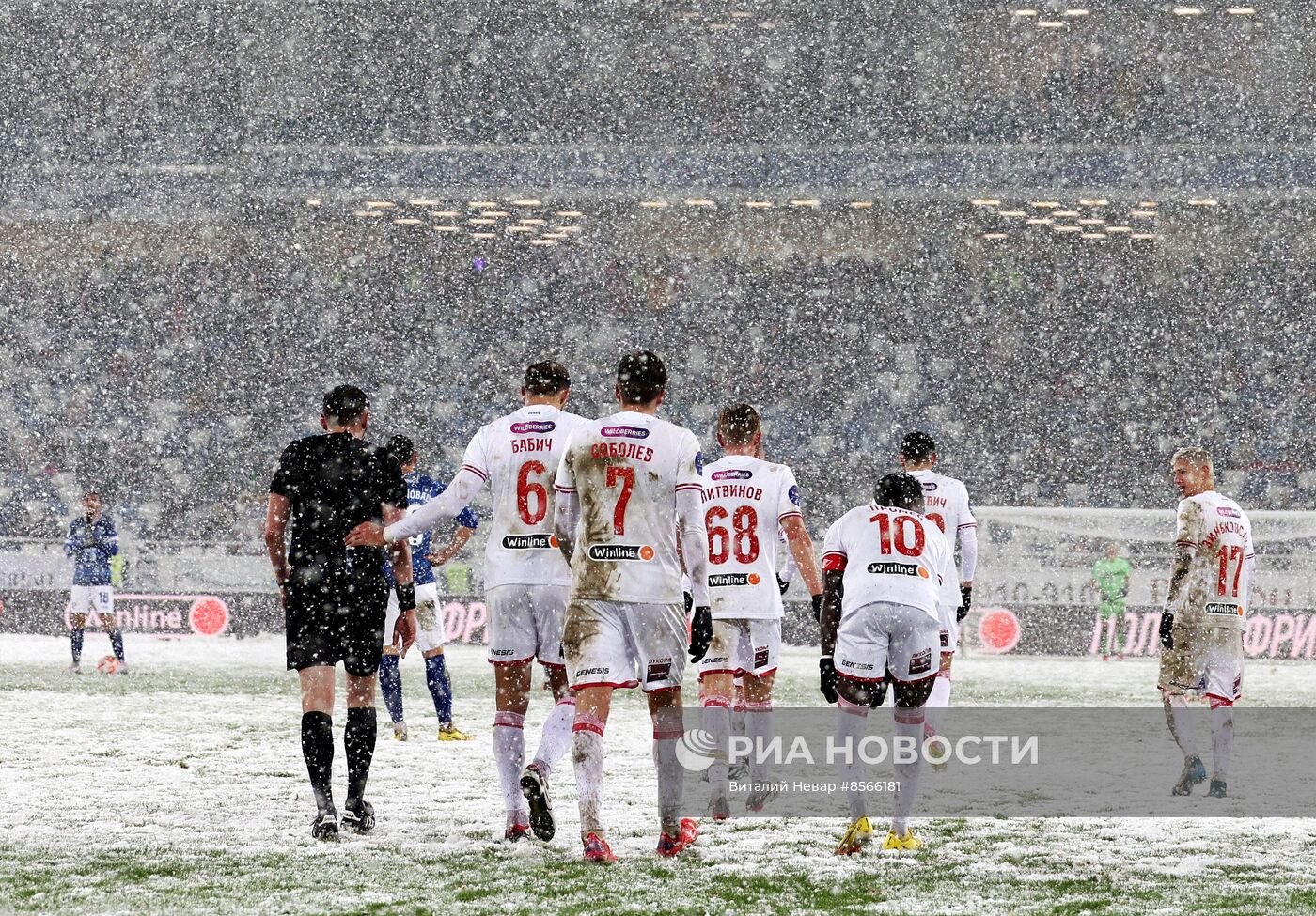 Футбол. РПЛ. Матч "Балтика" - "Спартак"