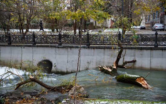 Последствия стихийного бедствия в Крыму 