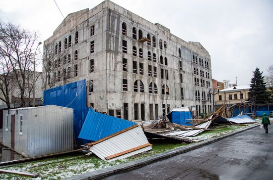 Последствия стихийного бедствия в Крыму 