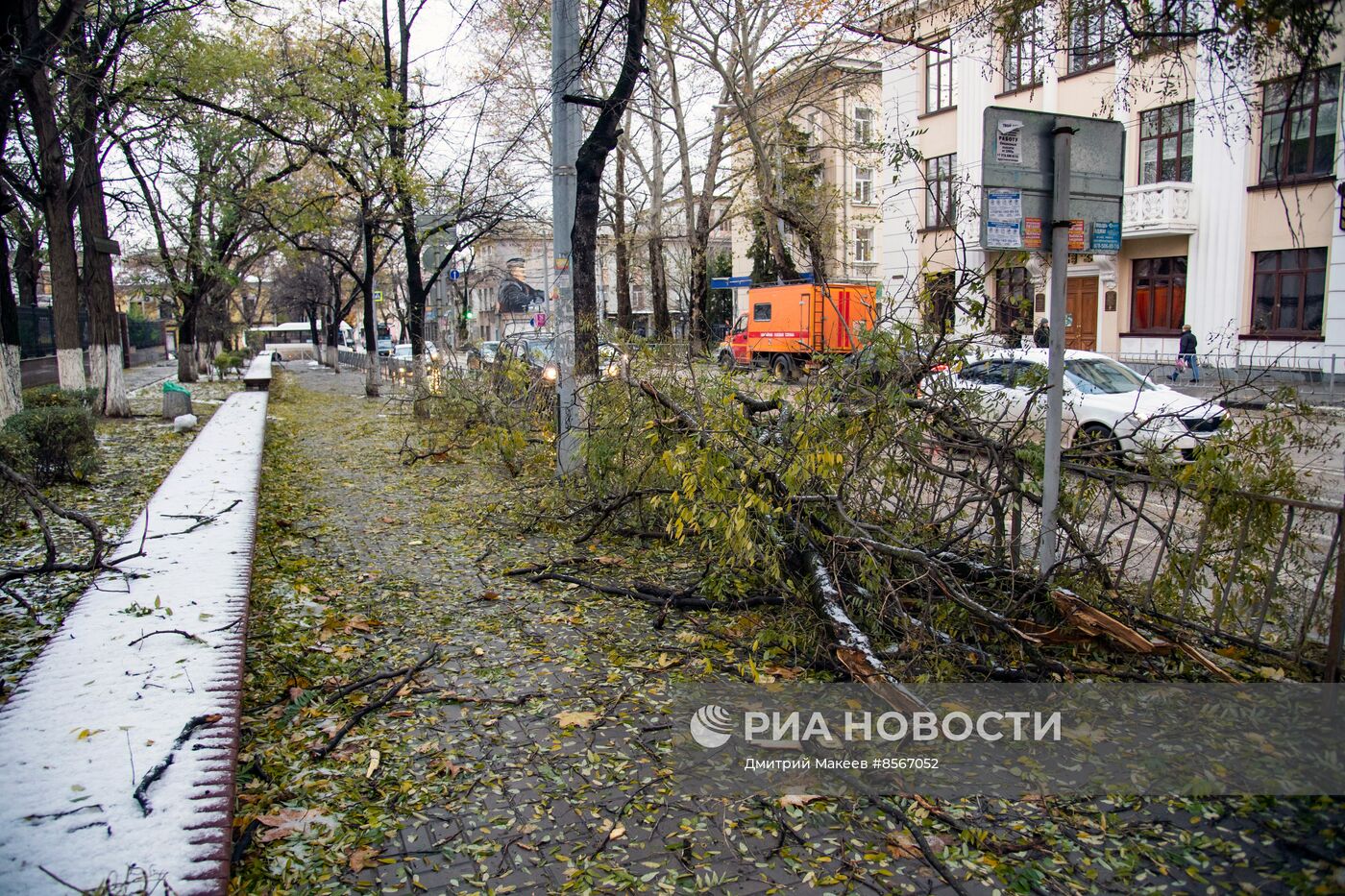 Последствия стихийного бедствия в Крыму 