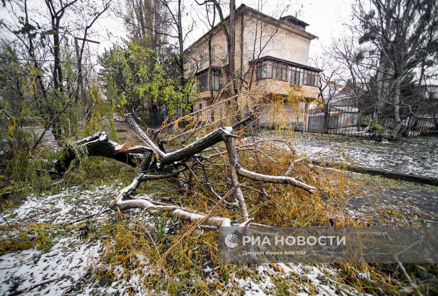 Последствия стихийного бедствия в Крыму