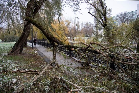 Последствия стихийного бедствия в Крыму 
