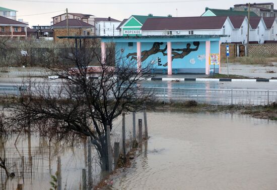 Последствия стихийного бедствия в Крыму 