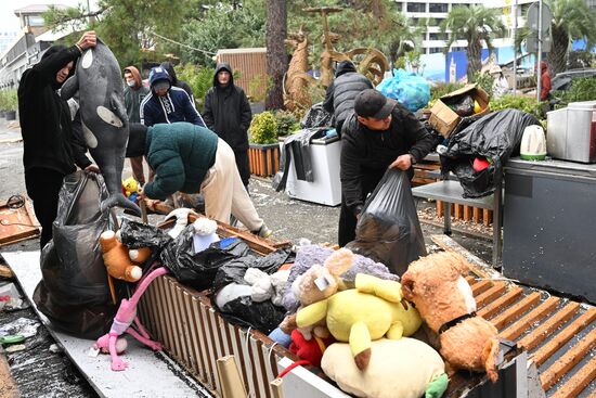 Шторм в Сочи