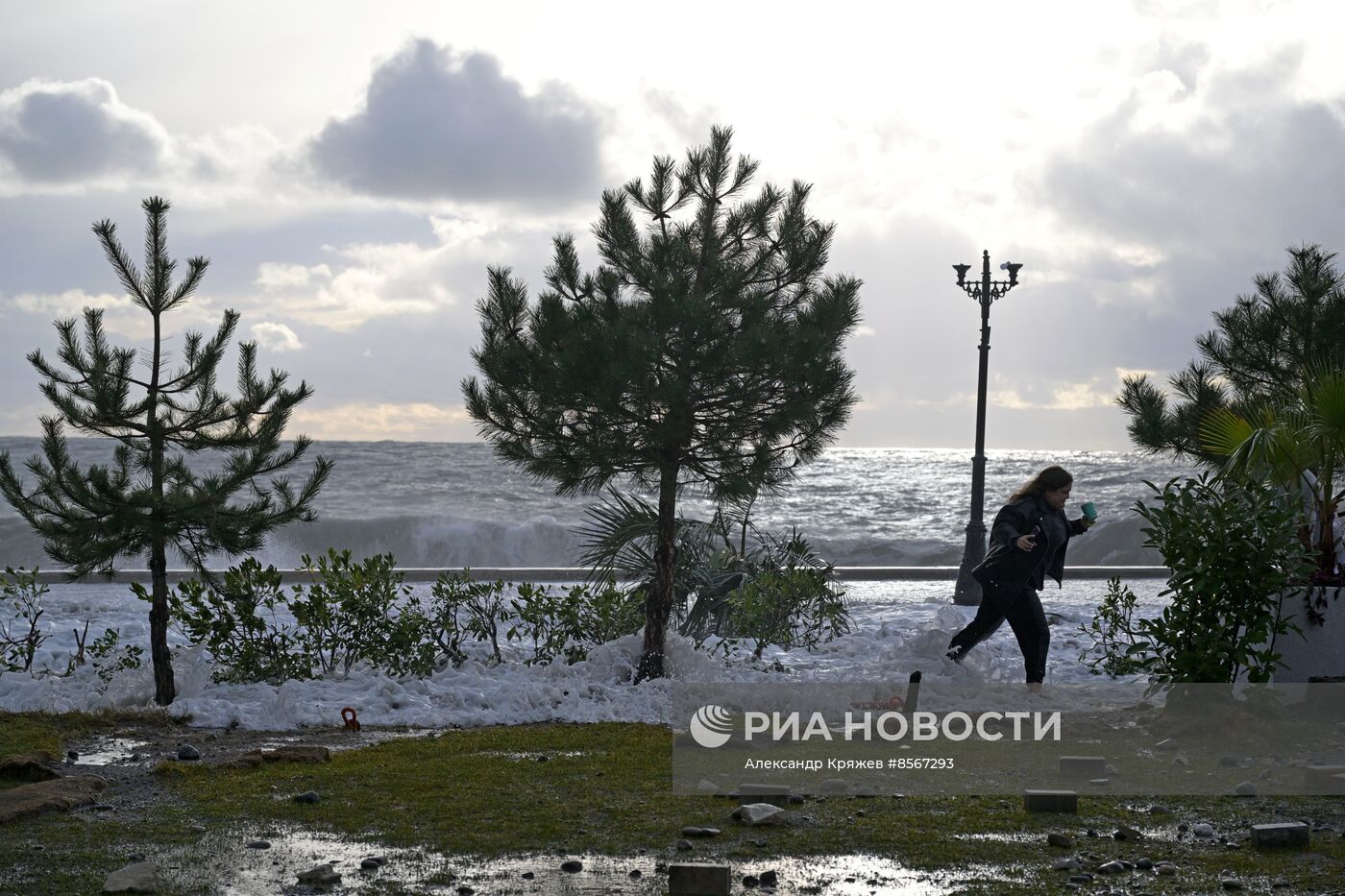 Шторм в Сочи