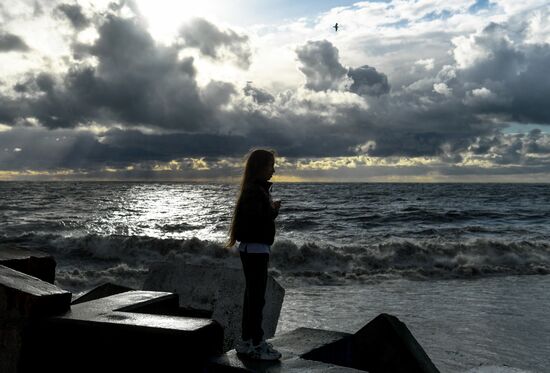 Шторм в Сочи