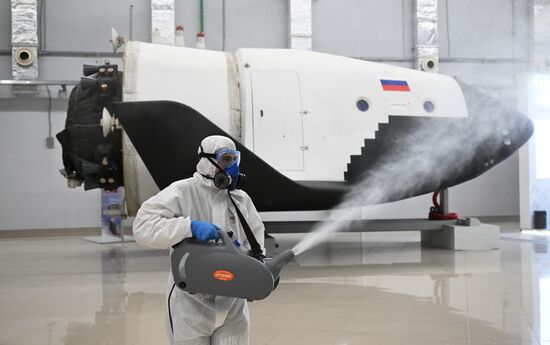 Дезинфекция в Парке науки и искусства "Сириус"