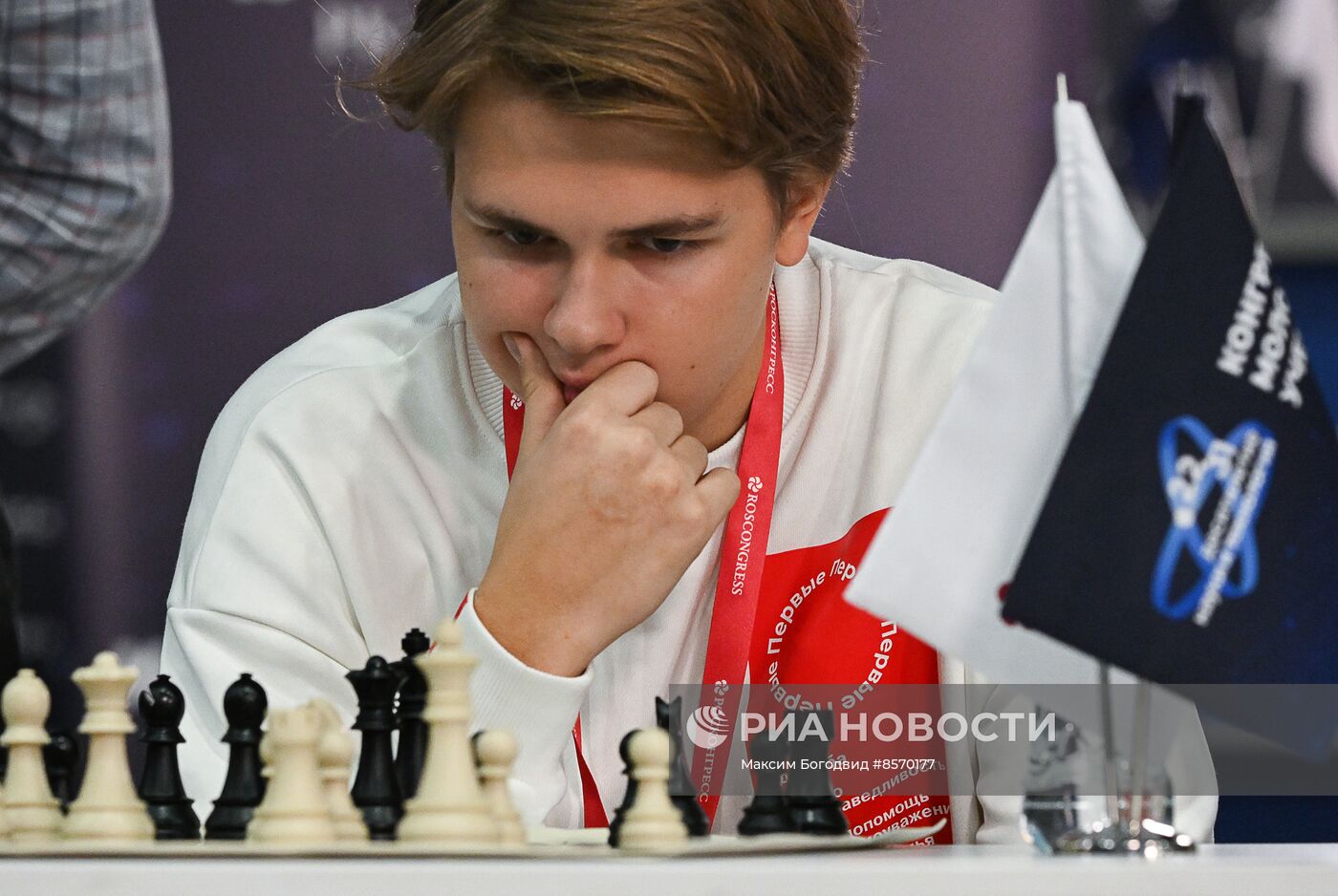 III КМУ-2023. Сеанс одновременной игры по шахматам с международным гроссмейстером Данилой Павловым