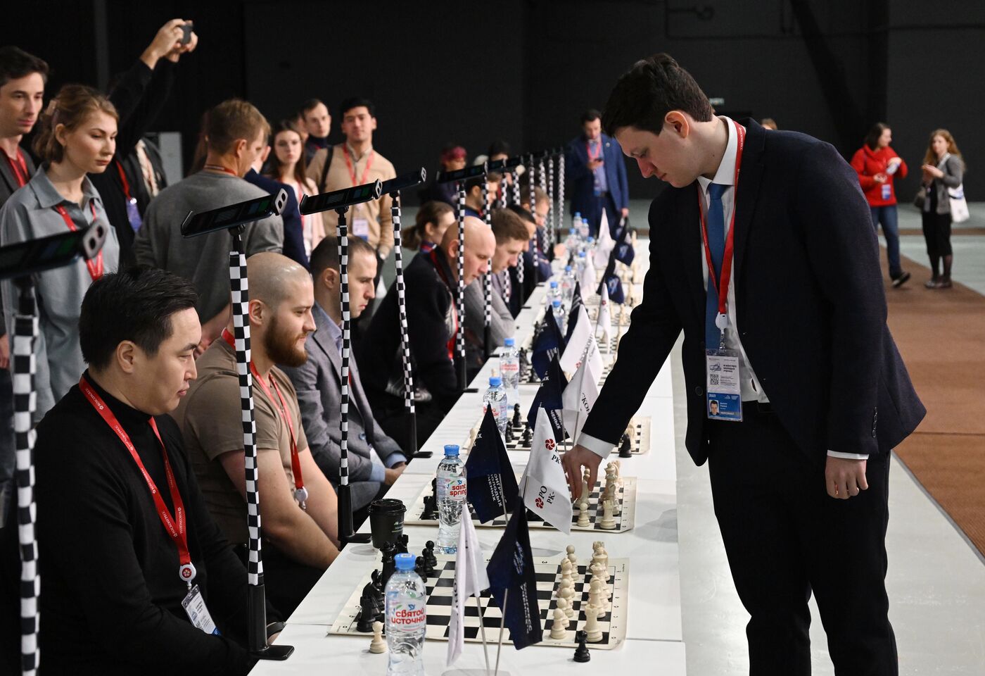 III КМУ-2023. Сеанс одновременной игры по шахматам с международным гроссмейстером Данилой Павловым
