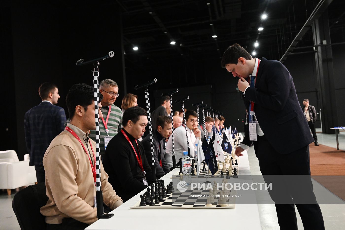 III КМУ-2023. Сеанс одновременной игры по шахматам с международным гроссмейстером Данилой Павловым