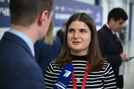 III КМУ-2023. Пресс-подход участников по итогам встречи с президентом РФ