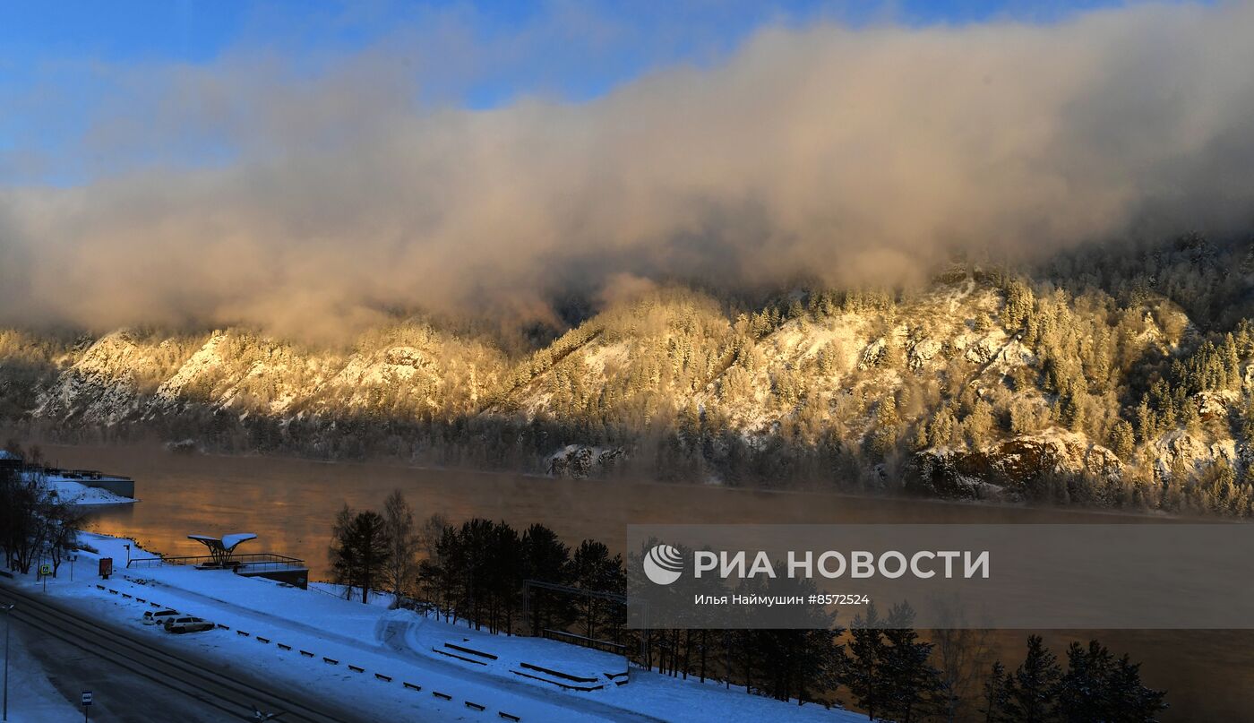 Морозы в регионах России