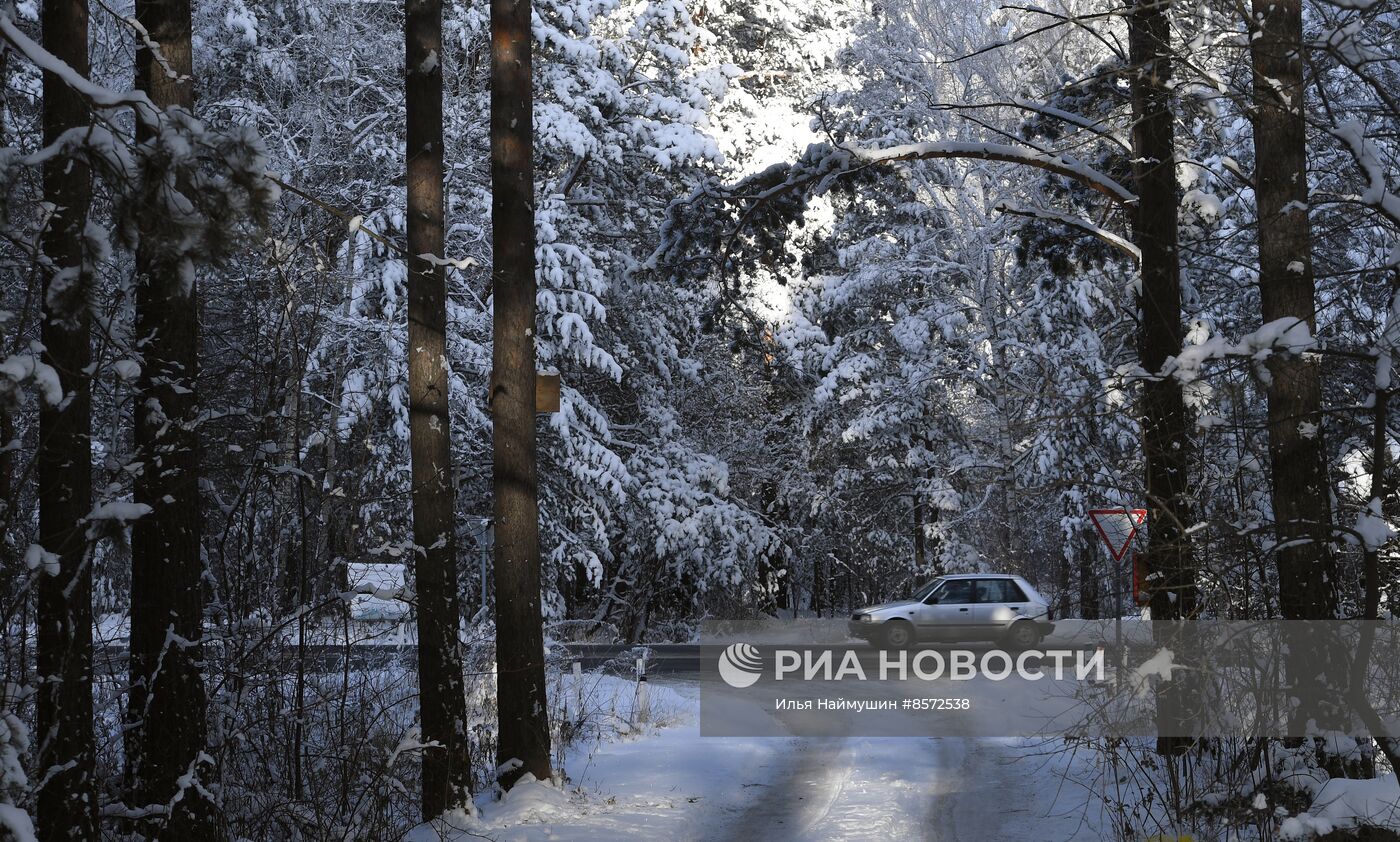 Морозы в регионах России