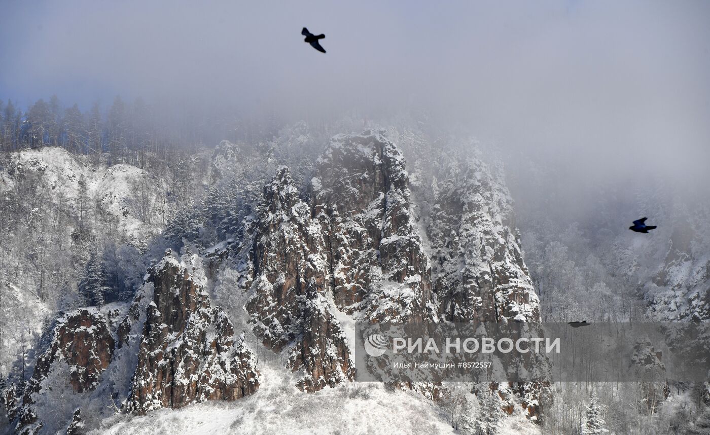 Морозы в регионах России