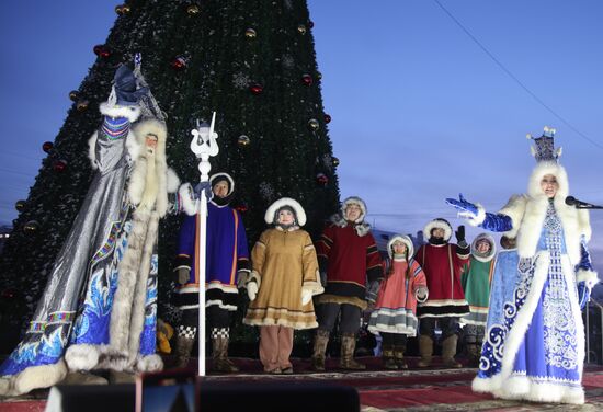 Старт подготовки к Новому году в Якутске