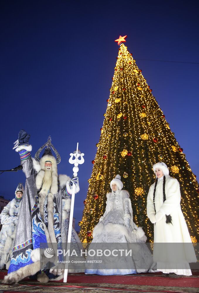 Старт подготовки к Новому году в Якутске