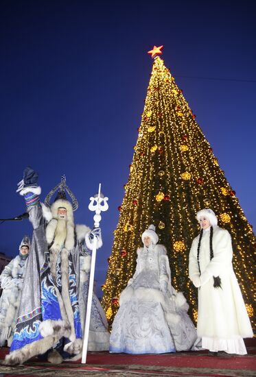 Старт подготовки к Новому году в Якутске