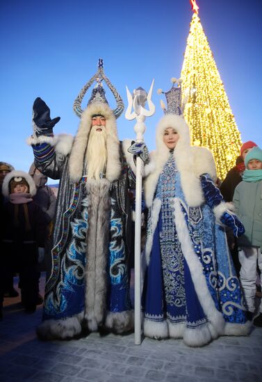 Старт подготовки к Новому году в Якутске