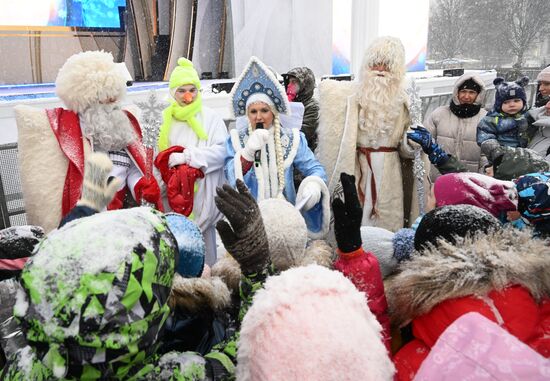 Выставка "Россия". Дни Дедов Морозов народов России: Митын Дада  и Уэс-Дадэ