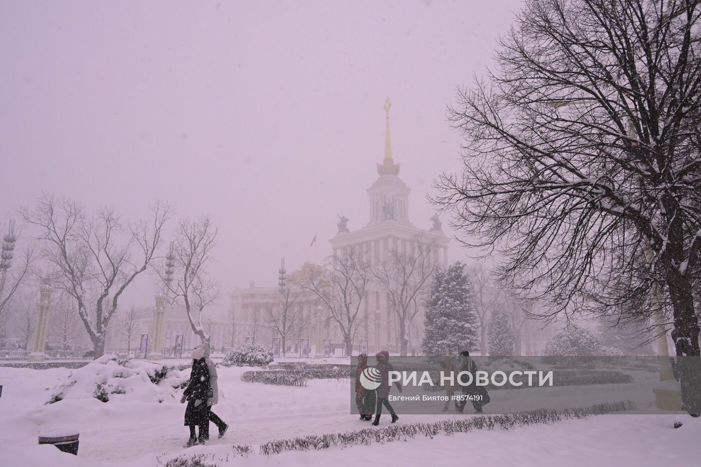 Работа выставки "Россия"