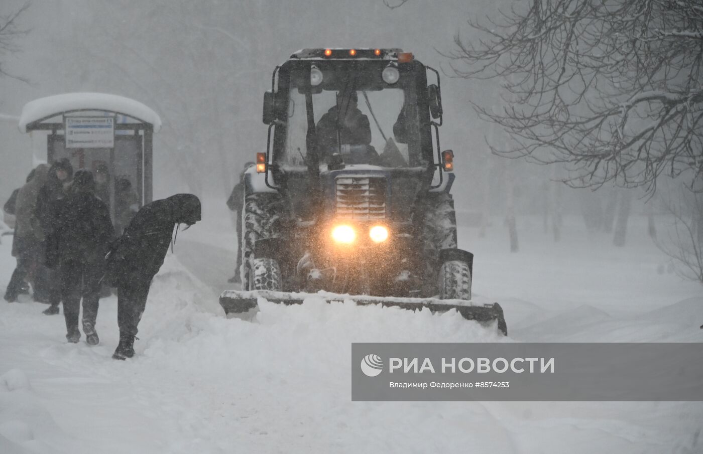 Снег в Москве