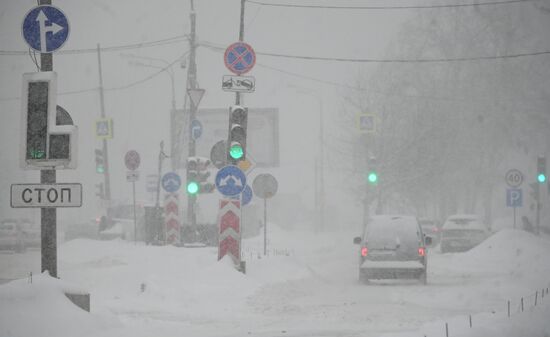 Снег в Москве