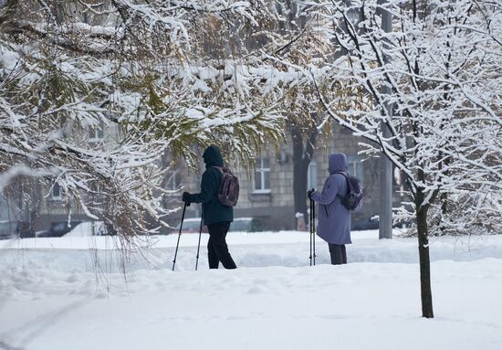 Зима в Санкт-Петербурге