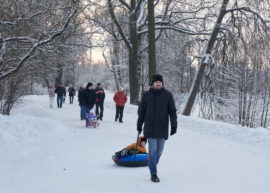 Зима в Санкт-Петербурге