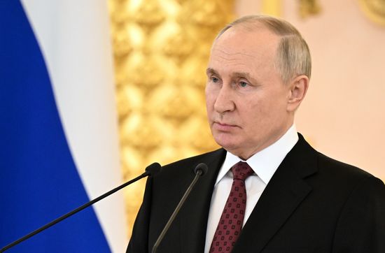 Президент РФ В. Путин принял верительные грамоты у вновь прибывших послов иностранных государств