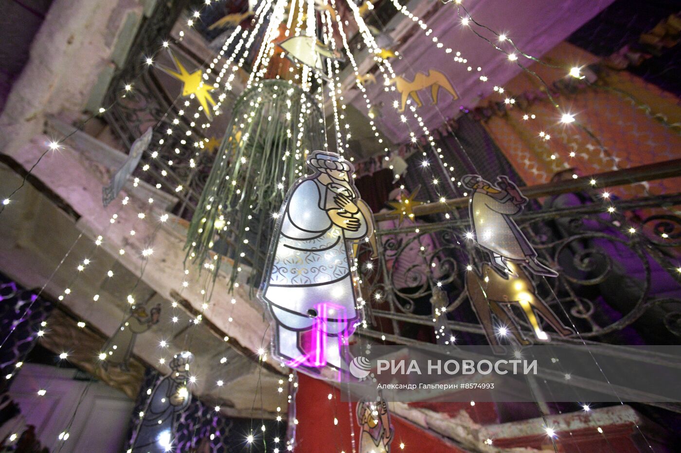  Мультимедийная выставка "Рождество" в лютеранской церкви Анненкирхе