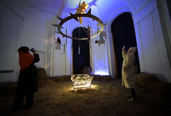  Мультимедийная выставка "Рождество" в лютеранской церкви Анненкирхе