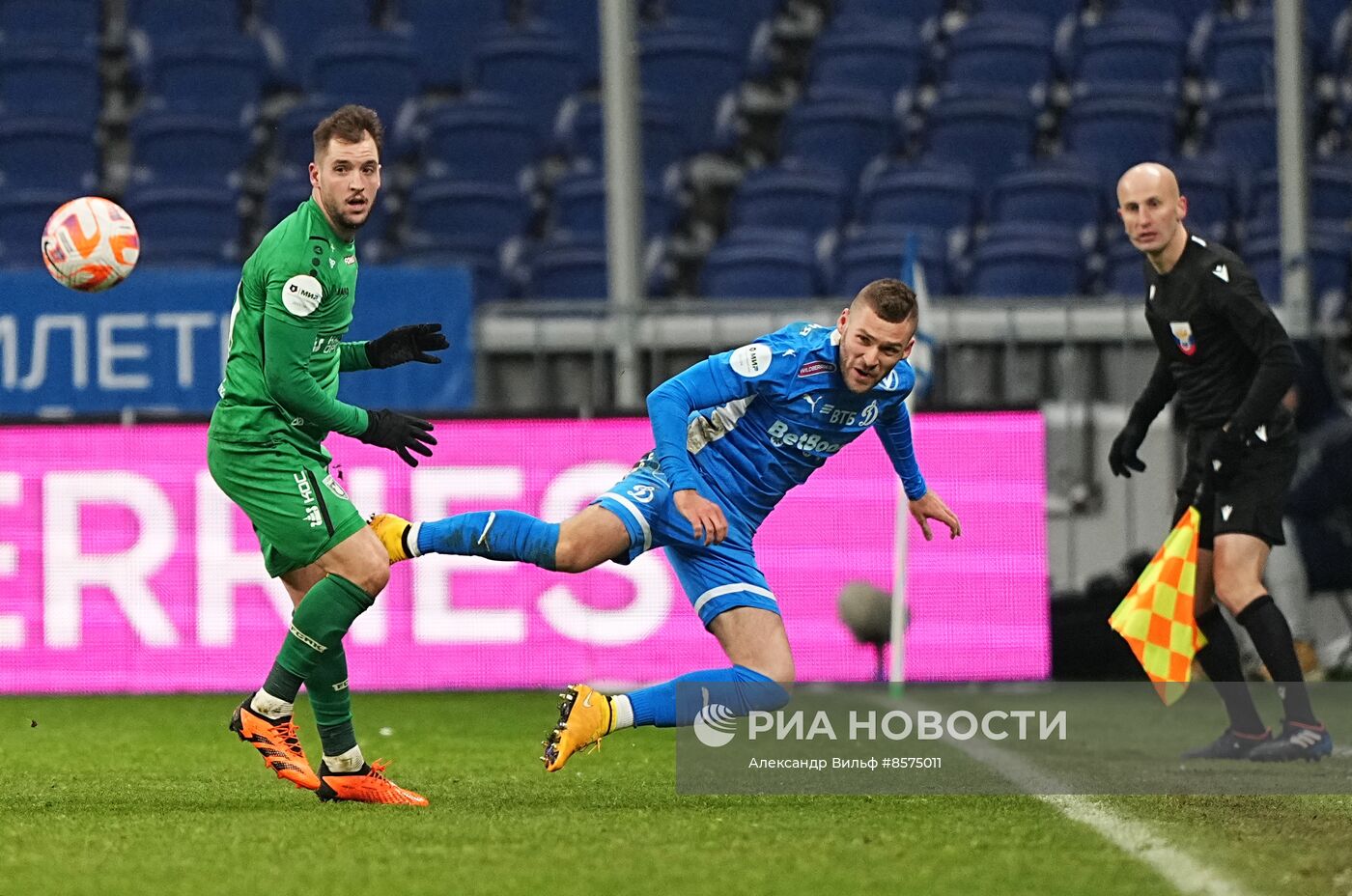 Футбол. РПЛ.Матч "Динамо" - "Рубин"