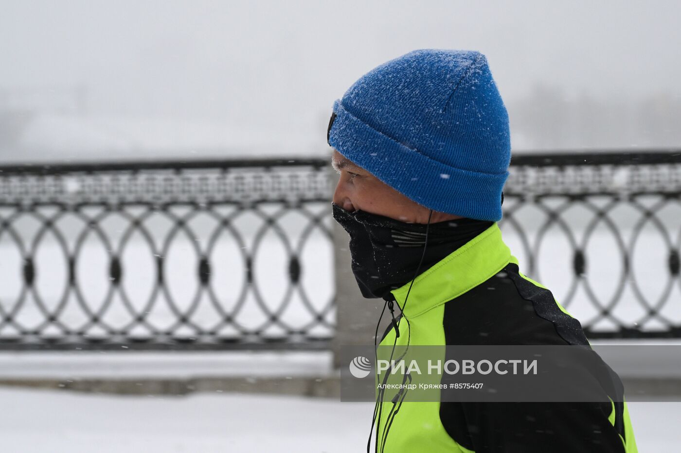 Снегопад в Новосибирске