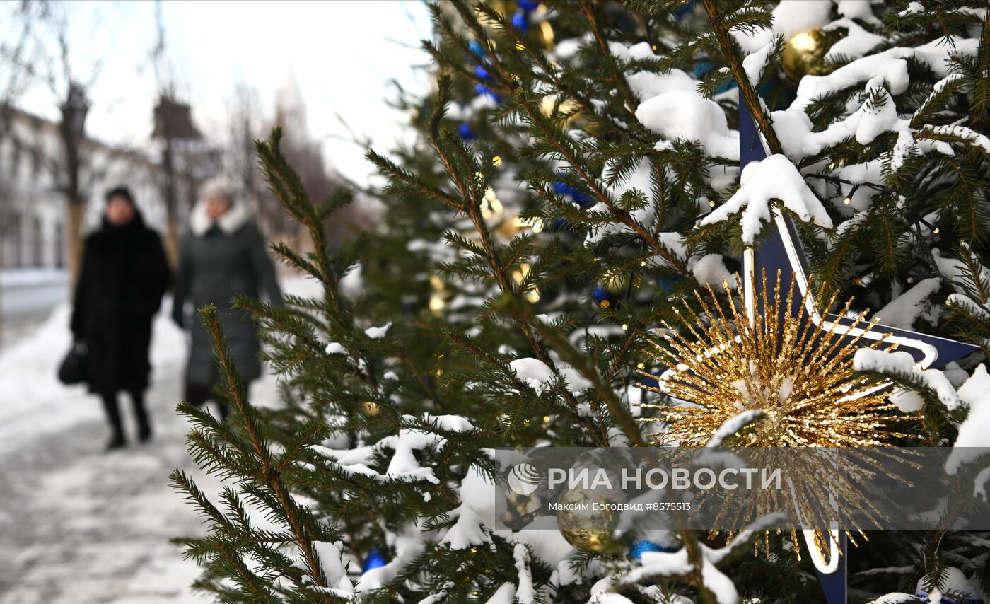 Подготовка к Новому году в Казани