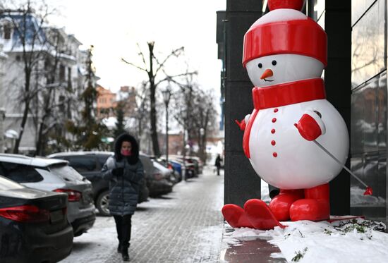 Подготовка к Новому году в Казани