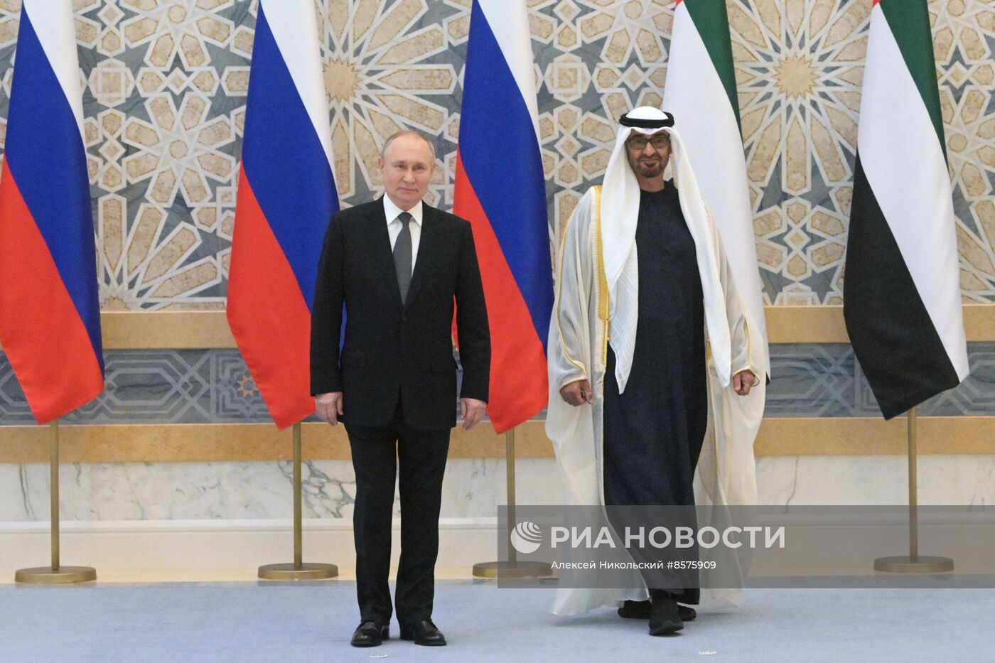 Визит президента РФ В. Путина в ОАЭ