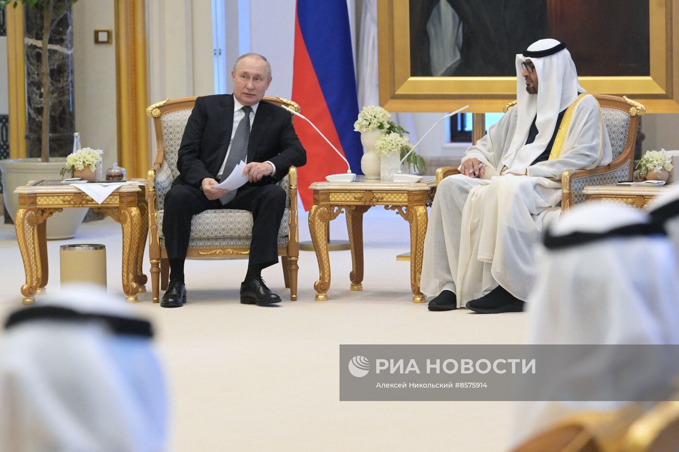 Визит президента РФ В. Путина в ОАЭ